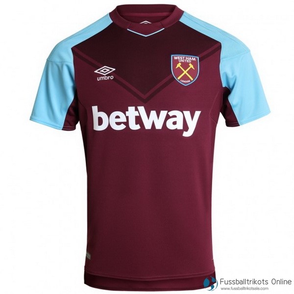 West Ham Trikot United Heim 2017-18 Fussballtrikots Günstig